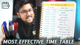 Best Time Table Making Technique for Students + Methods to Follow It Regularly 🔥🔥