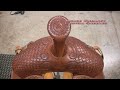 saddle making ⭐ time lapse video 🎦 leather working 👍 saddlemakers secrets