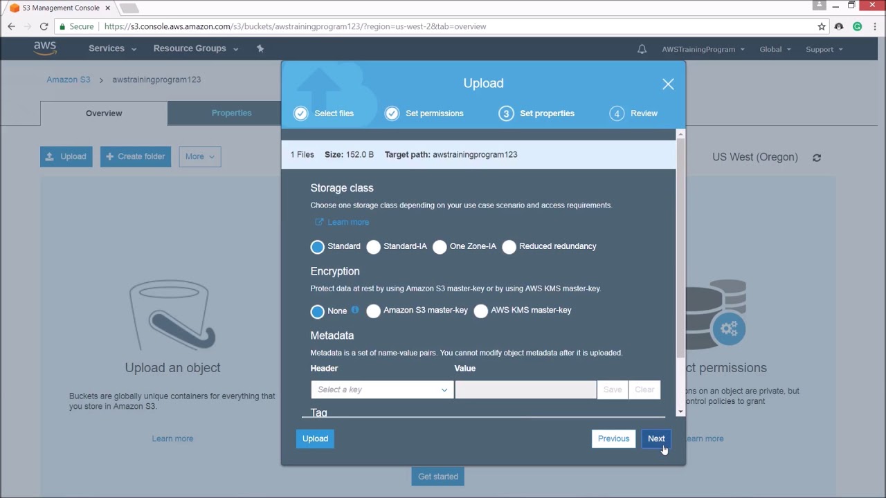 AWS S3 Bucket Creation & File Storage Setup 2018 - YouTube