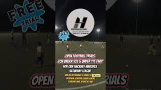 Open football trials for under 10s and under 11s at H4 F.C #footballtryouts #football #soccer