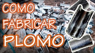 ✔ Cómo fabricar PLOMO para RED de PESCA #FACÍL #CASERO (Lornera, Trasmallo, Corvinera, etc)