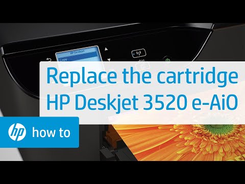 Replacing a Cartridge - HP Deskjet 3520 e-All-in-One Printer Replacing a Cartridge - HP Deskjet 3520 e-All-in-One Printer