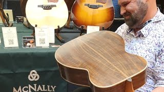 trying the WIFI! at the McNally guitars booth. #fretboardsummit