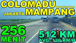 Innova SOLAR: COLOMADU-MAMPANG(JKT) 256 MENIT // ENAK KALAU JALANAN GA TERLALU PADAT! ADA BUS TUH!