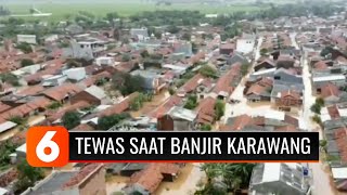 Warga di Karawang Tewas Terseret Banjir saat Akan Menyelamatkan Hewan Ternaknya | Liputan 6