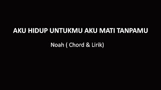 HIDUP UNTUKMU MATI TANPAMU - NOAH ( Chord & Lirik ) // Lirik Ku