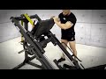 atx beast 45 degree leg press hack squat bpr 790