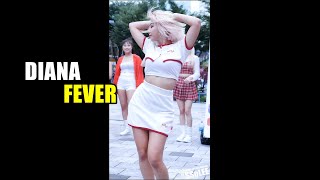 [4K] 다이아나 (지윤, Diana) - FEVER (박진영) @ 200801 홍대 거리공연 직캠 By SSoLEE