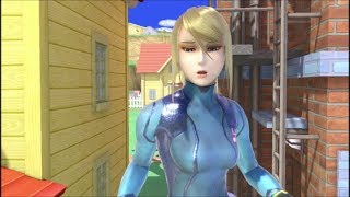 スマブラSP　ゼルダ　ゼロスーツサムス　ナナ　ルキナ　Z軸バグフラフラ