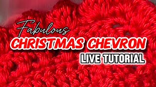 Christmas Chevron Blanket (Live Replay)