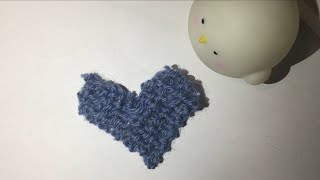 Making a blue heart!! 💙