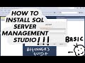 Installing SQL Server Management Studio | Beginner’s Tutorial | DARK MODE