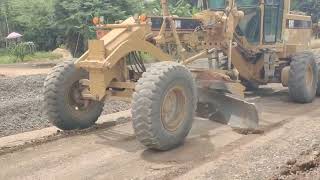 Motor Grader 140K รถเกรด 140k รื้อหินคลุก แก้ซอฟต์ดินลุกรังใหม่