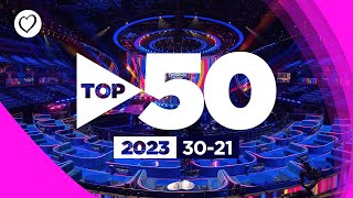 Eurovision Top 50 Most Watched 2023 - 30-21 | #UnitedByMusic