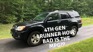 4th Gen Toyota 4runner Mpg-  Real World Highway Fuel Economy Test!