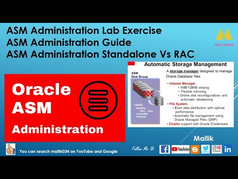 ASM Administration Lab Exercise - ASM Administration Guide - ASM Administration Standalone Vs RAC
