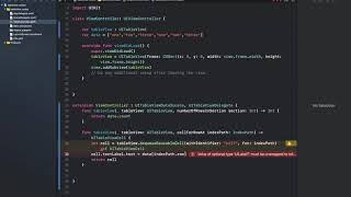 create tableview programmatically in iOS using Swift 5, Xcode 11