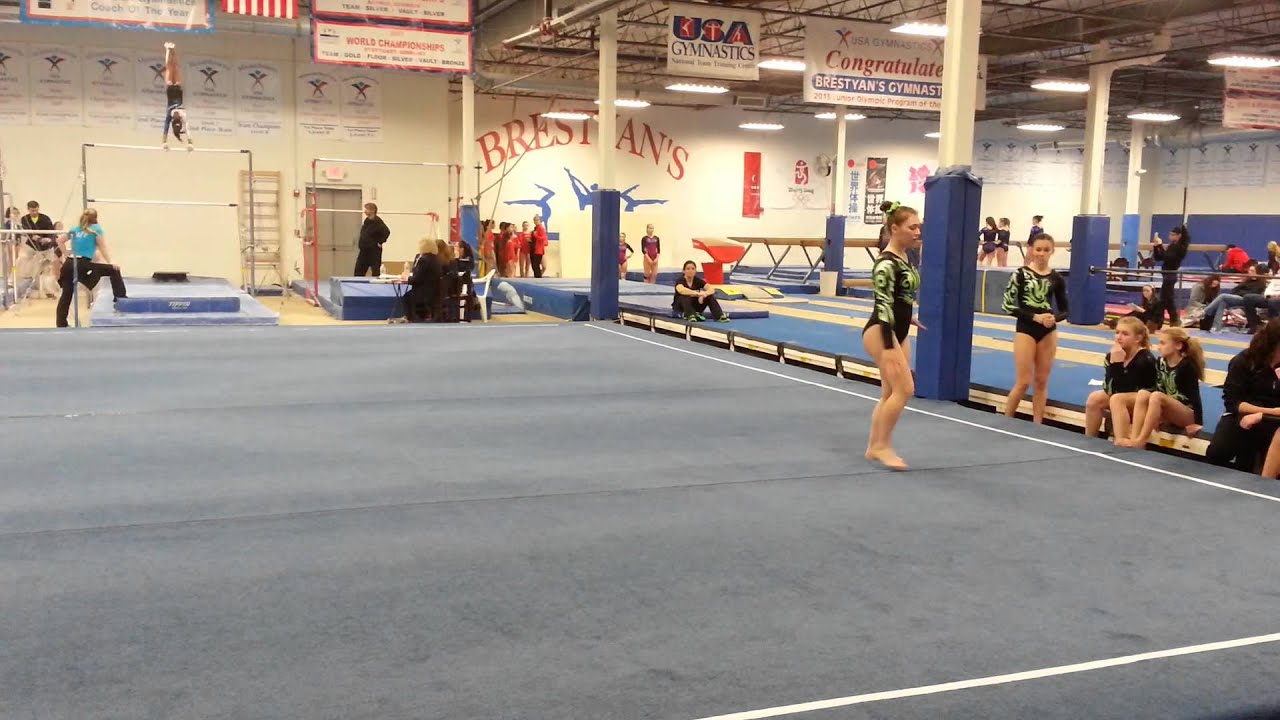 Level 7 Gymnastics Floor Routine- Bring Me To Life - YouTube