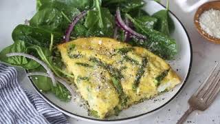 Asparagus and Swiss Cheese Frittata