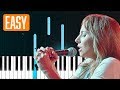 Lady Gaga - "Is That Alright" (A Star Is Born) 100% EASY PIANO TUTORIAL