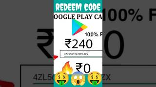 Free Redeem code 2023 | Free playstore redeem code trick | FF free redeem code today | #shorts