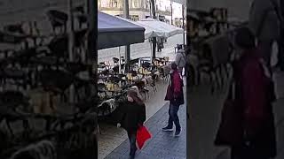 Moment driver speeds through German city before plowing into crowd