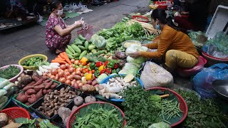 Cambodia Market Tour in 2021, Market Review in Phsar Chamkadoung