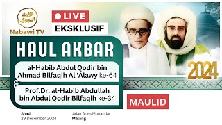 🔴LIVE MAULID Rangkaian HAUL IMAMAIN RA - Ponpes Darul Hadist, Malang 2024 | Nabawi TV