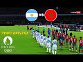 ARGENTINA vs MOROCCO | Olympic Games PARIS 2024 | الأرجنتين ضد المغرب | Realistic PES Gameplay