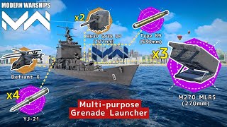 Multi-purpose ( Surface / Underwater  ) Grenade Launcher _ Modern Warship gameplay