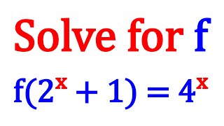 A Fun Functional Equation with Exponents