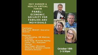 Hunger & Health Forum Economic Security for Families and Individuals 10182021