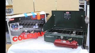 コールマン ツーバーナー 413H 動作確認動画