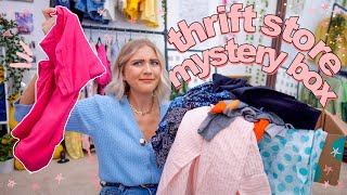 trying a THRIFT STORE MYSTERY BOX once again to see if it's WORTH IT | try on thrift store HAUL