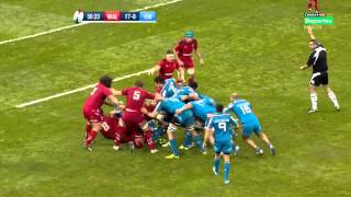 Sergio Parisse One Handed Lineout Take 6 Nazoni 2014