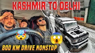 Nonstop drive from Kashmir to Delhi🤯😍 Achanak kyu jana pada??? 🚘