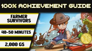 Farmer Survivors 100% Achievement Walkthrough * 2000GS in 40-50 Minutes *