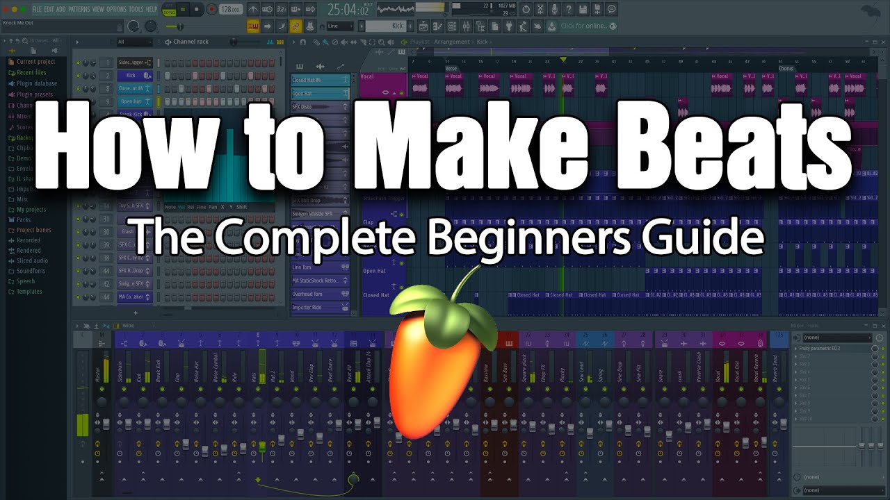 HOW TO MAKE BEATS | The Complete Beginner's Guide (FL Studio 20) - YouTube