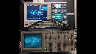 Analog vs Digital Oscilloscope Music, Tektronix 2220 vs R\u0026S RTC1002 | C. Allen Pantera 72