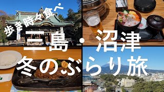 【おとこ独りで歩き旅】三島・沼津 冬のぶらり旅