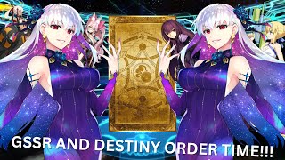 DESTINY ORDER AND GSSR TIME!!! | FGO 8th Anniversary Summons