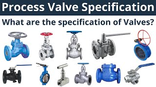 Process Valve Specification | Basic Design Engineering Package | Industrial Valve | Core Engineering