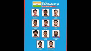 India probably xi against England 1st T20 match #shorts #cricket