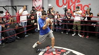 BRANDON RIOS LOOKS IN BEST SHAPE OF HIS LIFE AS HE TRAINS FOR DANNY GARCIA