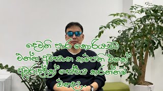 අන්තිම අවුරුද්ද එකම කම්පනි එකේ ඉන්නම ඕනද ආයෙ කොරියාවට දෙවනි පාර එන්න