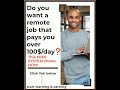 Remote Job That Pays You Over $100 Per Day