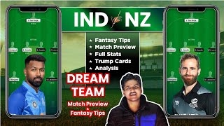 IND VS NZ Dream11 Team Prediction, NZ vs IND Dream11, India vs Newzealand Dream11: Fantasy Tips,