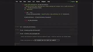 Python Data Dictionary Script