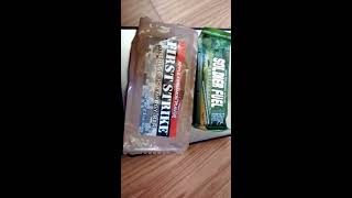 Military Food: FIRST STRIKE BAR VS. Soldier Fuel Bar