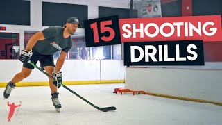 15 HOCKEY SHOOTING DRILLS (PERFECT FOR AT HOME) 🏒